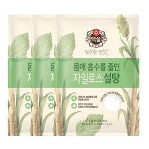 요리재료 간장 소금 자일로스 하얀 설탕 2kg 3봉