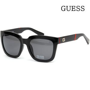 게스 선글라스 GU4004D 01A 블랙 뿔테 패션 로고 장식 아시안핏