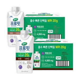 [기타] 셀렉스 프로핏 웨이프로틴 초콜릿 1박스+아메리카노 1박스 (330ml 총24팩)