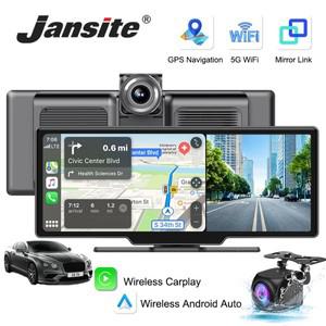 10.26'' 대시 캠 4K 자동차 미러 비디오 플레이어 무선 Carplay 안드로이드 자동 GPS 자동차 모니터 멀티미