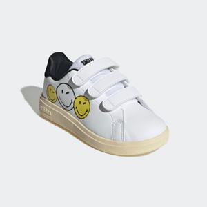 [아디다스키즈] IH6251 ADVANTAGE SMILEY C 신상 어드벤티지 스마일리 벨크로 운동화 (170∼210) HCK