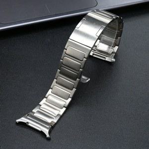 갤럭시 워치 7 밴드 울트라 47mm 용 티타늄 링크 팔찌 퀵 피트 손목 스트랩