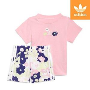아디다스키즈85cm-100cm[돌선물/백일선물] 유아 그래픽 반팔세트 [HC1949]