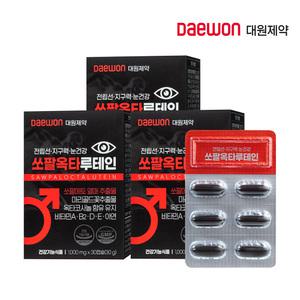 [대원제약] 쏘팔옥타루테인 1000mg x 30캡슐 3박스(3개월분) / 전립선 눈건강 지구력