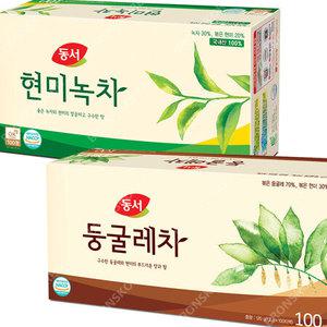 동서 현미녹차 100T+둥굴레차 100T 침출차 티백