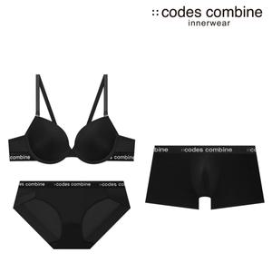 [코데즈컴바인이너웨어](강남점)블랙 커플세트 (CEWBR161BK+CEWBP161BK+CEMDR161BK)