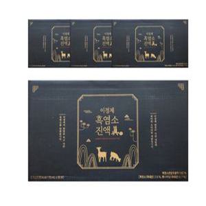 이경제 흑염소진액 진 70ml 30포 4박스 총120포 래오 흑염소 진액진