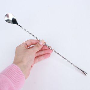 Jpar 양면 고급형 스텐 머들러 스틱 바스푼 30cm 하이볼 칵테일