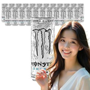 몬스터 에너지 울트라 355ml 24캔 무설탕 제로슈거 에너지드링크 저칼로리 탄산음료 세트