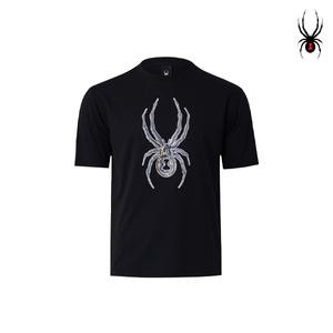 [스파이더]SPYDER 공용 빅스파이더 홀로그램 반팔 티셔츠 FM1SPIFCNRS302U-BLK