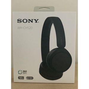 SONY WH-CH520 무선 헤드폰 블루투스 헤드셋 Black