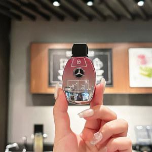 차키케이스 TPU 자동차 케이스 커버 포브 메르세데스 벤츠 클래스 W204 W205 W212 W213 W176 GLC CLA AMG W177 액세서리