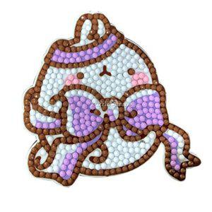 [기타]취미생활 리본 몰랑이 보석십자수 캐릭터 키링 DIY