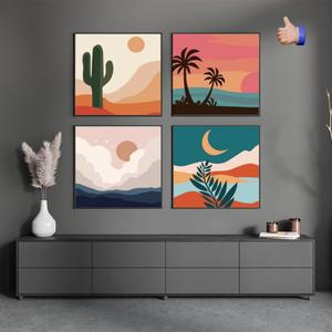 DIY페인팅세트 캔버스색칠 유화그림 명화따라그리기