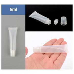 미니 리필 공병 튜브 케이스 5ml X5개 튜브형 반투명