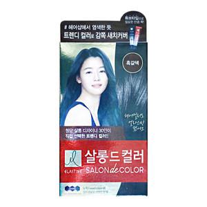 엘지 엘라스틴 염색약 살롱드컬러 흑갈색 1개 헤어