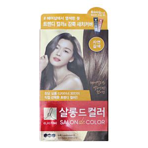 엘지 엘라스틴 염색약 살롱드컬러 자연갈색 1개
