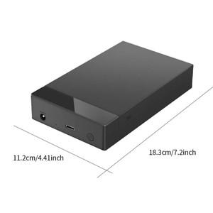 TISHRIC 외장형 하드 드라이브 인클로저 3.5 인치 디스크 케이스 HDD SSD SATA-USB 3.1/Type C 게임용 Lapo