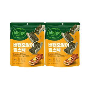 비비고 칩 버터오징어 40g x2개