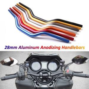 28mm 118 ''오토바이 핸들 바 CNC 알루미늄 합금 샌드 블라스팅 스티어링 휠 야마하 Tmax 530 R6 R3 CBR100