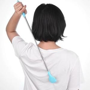 확장 가능 백 Scratcher 텔레스코픽 긁는 손 뒤로 카딩 스틱 바디 크랩 간지럼 마사지 용 스크래퍼 긁개 릴