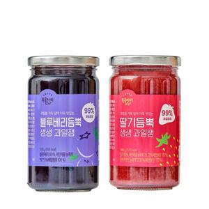 복음자리 과일함량 99퍼 생생 과일잼 딸기+블루베리