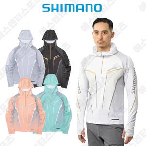 시마노 SHIMANO 낚시복 긴팔 티셔츠 아이스 쿨 후드 여름 낚시 SH-065Y 셔츠