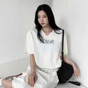 [다잇템] 여자 바람막이 긴치마 V넥 드로우코드 반티 고무줄 세트