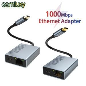 크롬캐스트 Camluxy 1000Mbps 네트워크 카드 유형 4K Google TV 스마트폰 태블릿 Android 장치용 마이크로 USB 이더넷 어댑터