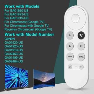 크롬캐스트 Chromecast에 사용 Google TV HD 4K G9N9N 원격 제어 DHMI Bluetooth 페어링 음성 액세서리