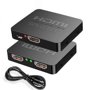 모니터연결케이블 연결선 TV PC 노트북 모니터 프로젝터용 HDMI 분배기 비디오 디스트리뷰터 4K 30Hz 1x2