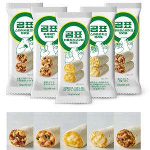 곰표 브리또 브리토 부리또 멕시칸 또띠아 125g 10개 불고기 치킨 치즈 고구마 램
