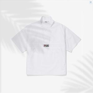 휠라 라이프 유니 베이직 반팔 아노락바람막이 FS2JKF2101X_OWH