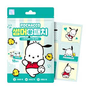 썸머패치 포차코 산리오 썸머 향 패치 모기 밴드 18매입