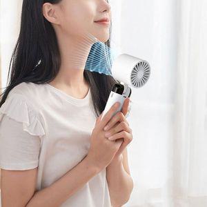 휴대용 급속 에어컨냉각펜 선풍기 네이비 블루