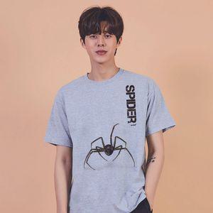 키밍 spider 거미 스파이더 기본흰티 라운드넥반팔