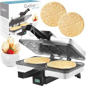 Cucina Pro Krumkake Baker 와플 피젤 메이커 쿠키 만들기