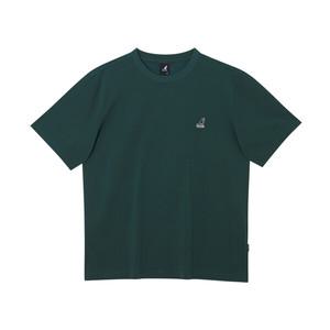 [캉골] 캉골 클래식 로고 티셔츠 2764 다크그린 (KRECST27640)
