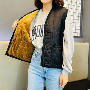 여성 안감퍼 겨울 조끼 1P 패딩 코트 이너 베스트방한용품