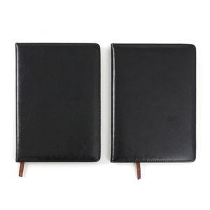 A5 가죽커버 다이어리형 노트 2p세트(블랙)A5 유선 답례품 입학선물 취업 직장인 A5플래너 형노트
