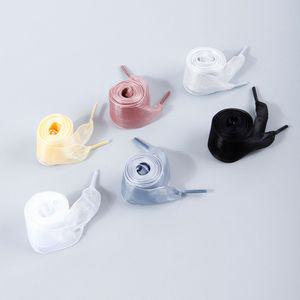 신꾸 레이스 쉬폰 신발끈 운동화끈 꾸미기 130cm 리본 골프화 슈 스니커즈
