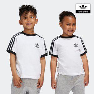 [아디다스키즈](김해점)[adidas kids] (A100-A130)3 STRIPE TEE (JE0517)
