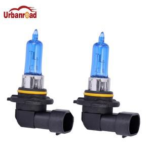 Urbanroad 2pcs 9005 HB3 할로겐 자동차 헤드 전구 램프 HB3 슈퍼 화이트 6000K 12V 65W 헤드 라이트 주차