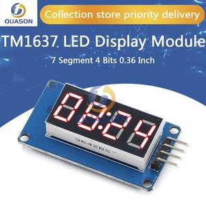 TM1637 arduino 7 세그먼트 용 4 비트 디지털 LED 디스플레이 모듈 0.36 인치 시계, 레드 양극 튜브 4 직렬