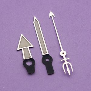 시계 손 트라이던트 초침 C3 슈퍼 그린 빛나는 SKX007 SKX009 SRPD 시계 수리 부품에 대한 7S26 NH36 NH35