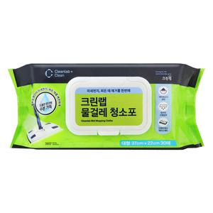 크린랩 물걸레 청소포 대형 30매 바닥청소 찌든때 일회용물걸레 물티슈청소