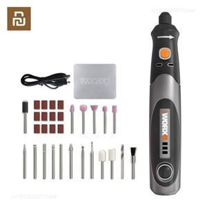 Worx 4V 로타리 도구 WX750 무선 미니 조각 연삭 기계 USB 충전식 가변 전동 세트