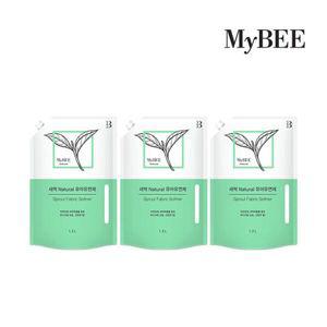 마이비 새싹내추럴 유아유연제 리필(1200ml)x3팩