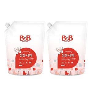 비앤비 유아 섬유세제 1500ml 리필형 2입