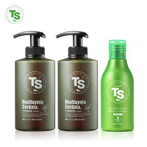TS 두피진정 여성탈모 어성초샴푸 500g 2개+TS샴푸 100g